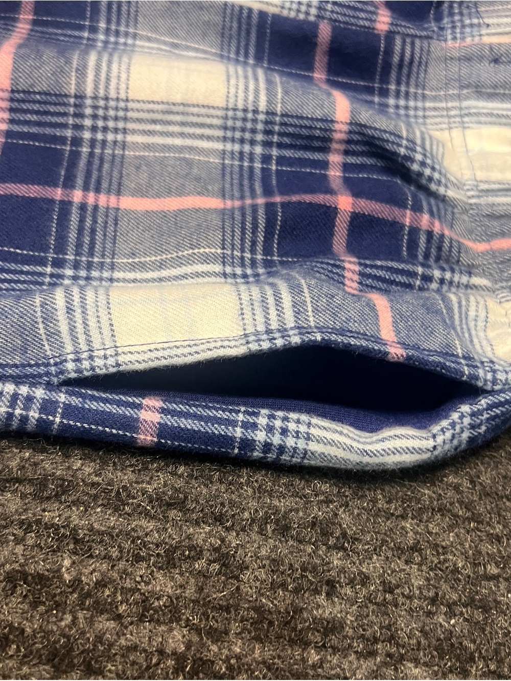 Max & Olivia Girls Pajama Set Blue Plaid Dream Sleepwear Size L 10/12 - Picture 8 of 9